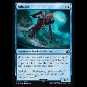 MTG Sahagin Final Fantasy fin#71