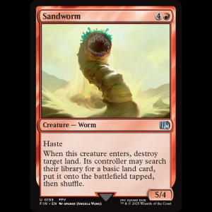 MTG Sandworm Final Fantasy fin#155
