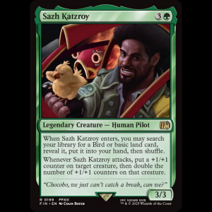 MTG Sazh Katzroy Final Fantasy fin#199