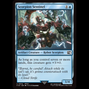 MTG Scorpion Sentinel Final Fantasy fin#72