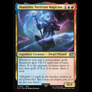 MTG Shantotto, Tactician Magician Final Fantasy fin#241