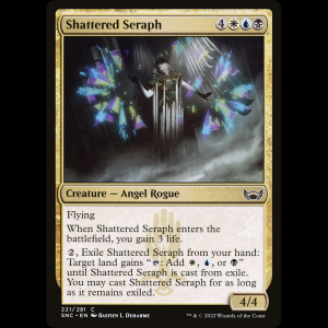 MTG Shattered Seraph Streets of New Capenna snc#221