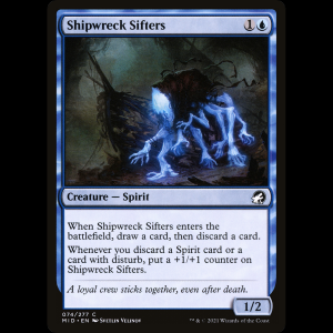 MTG Cernedores de naufragio (Shipwreck Sifters) Innistrad: Midnight Hunt mid#74