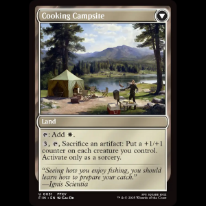MTG Sidequest: Catch a Fish // Cooking Campsite Final Fantasy fin#31