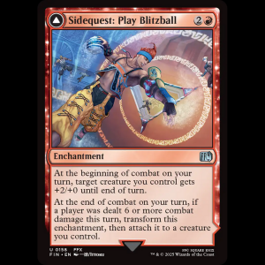 MTG Sidequest: Play Blitzball // World Champion, Celestial Weapon Final Fantasy fin#158