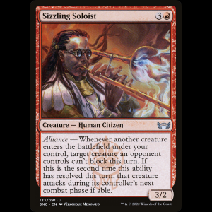 MTG Solista crepitante (Sizzling Soloist) Streets of New Capenna snc#123