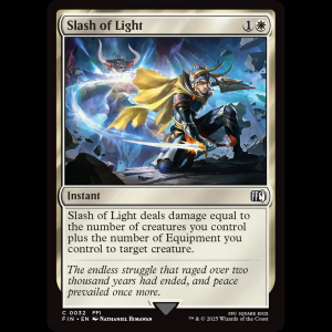 MTG Slash of Light Final Fantasy fin#32