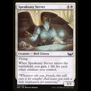 MTG Camarero de bar clandestino (Speakeasy Server) Streets of New Capenna snc#32