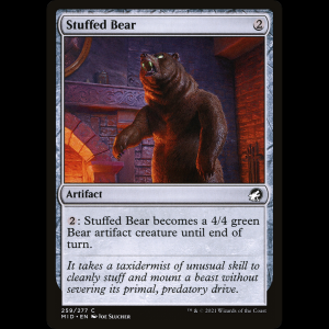 MTG Oso disecado (Stuffed Bear) Innistrad: Midnight Hunt mid#259