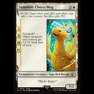 MTG Summon: Choco/Mog Final Fantasy fin#35
