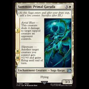 MTG Summon: Primal Garuda Final Fantasy fin#37