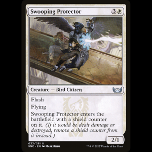 MTG Swooping Protector Streets of New Capenna snc#33