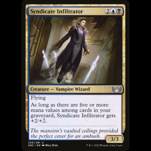 MTG Infiltrado del sindicato (Syndicate Infiltrator) Streets of New Capenna snc#226