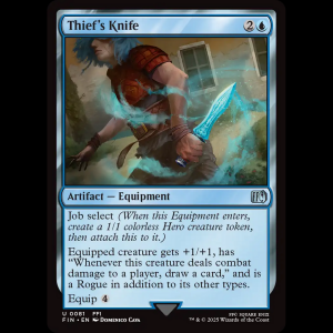 MTG Thief's Knife Final Fantasy fin#81