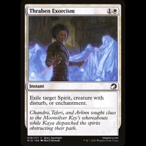 MTG Exorcismo de Thraben (Thraben Exorcism) Innistrad: Midnight Hunt mid#39