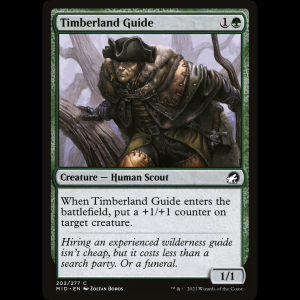 MTG Timberland Guide Innistrad: Midnight Hunt mid#202