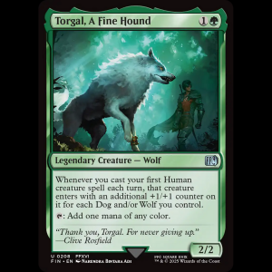 MTG Torgal, A Fine Hound Final Fantasy fin#208