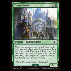 MTG Town Greeter Final Fantasy fin#209