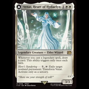 MTG Venat, Heart of Hydaelyn // Hydaelyn, the Mothercrystal Final Fantasy fin#39