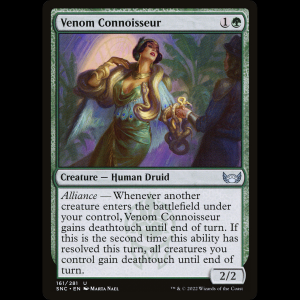 MTG Experta en venenos (Venom Connoisseur) Streets of New Capenna snc#161