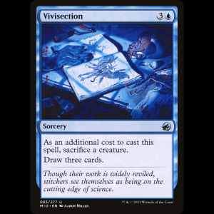 MTG Vivisección (Vivisection) Innistrad: Midnight Hunt mid#83