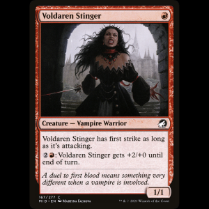 MTG Apuñaladora de Voldaren (Voldaren Stinger) Innistrad: Midnight Hunt mid#167