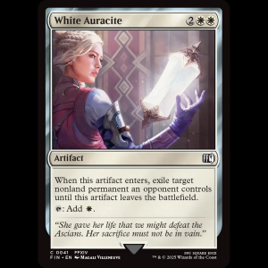 MTG White Auracite Final Fantasy fin#41