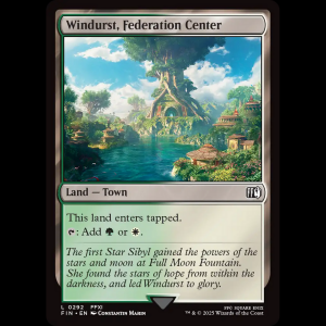 MTG Windurst, Federation Center Final Fantasy fin#292