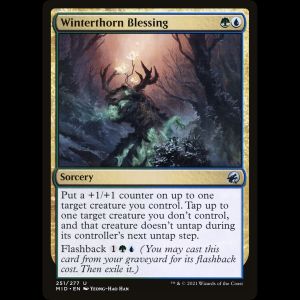 MTG Bendición de espinainvernal (Winterthorn Blessing) Innistrad: Midnight Hunt mid#251