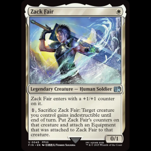 MTG Zack Fair Final Fantasy fin#45