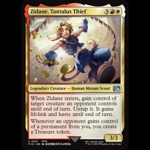 MTG Zidane, Tantalus Thief Final Fantasy fin#251