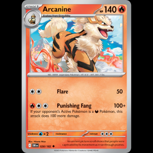 Pokemon TCG Arcanine - Destined Rivals sv10-28