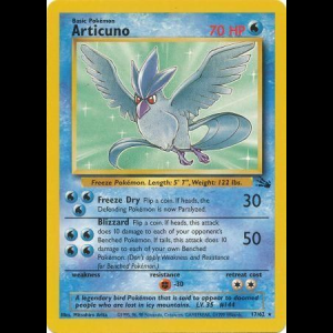 Pokemon TCG Articuno - Fossil base3-17 unlimited
