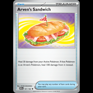 Pokemon TCG Arven's Sandwich - Destined Rivals sv10-161