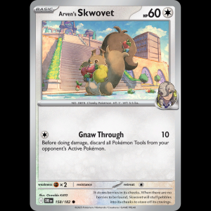 Pokemon TCG Arven's Skwovet - Destined Rivals sv10-158
