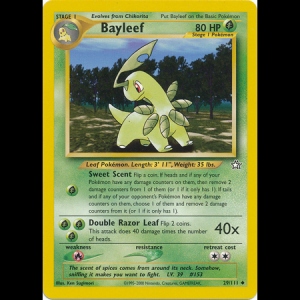 Pokemon TCG Bayleef - Neo Genesis ESP neo1-29 1stEdition