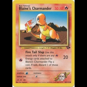 Pokemon TCG Blaine's Charmander - Gym Challenge gym2-60 unlimited