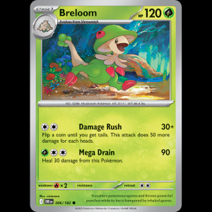 Pokemon TCG Breloom - Destined Rivals sv10-6