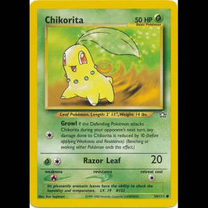 Pokemon TCG Chikorita - Neo Genesis neo1-54 unlimited