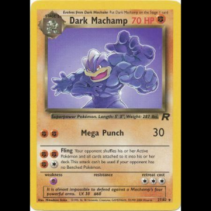 Pokemon TCG Dark Machamp - Team Rocket base5-27 unlimited