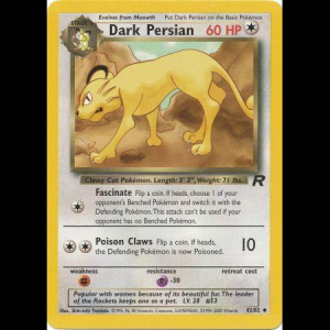 Pokemon TCG Dark Persian - Team Rocket base5-42 unlimited
