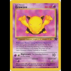 Pokemon TCG Drowzee - Team Rocket base5-54 unlimited