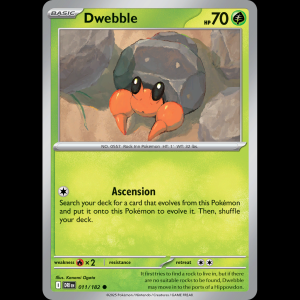 Pokemon TCG Dwebble - Destined Rivals sv10-11