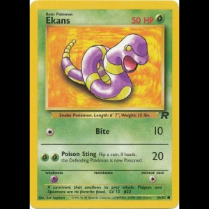 Pokemon TCG Ekans - Team Rocket base5-56 unlimited