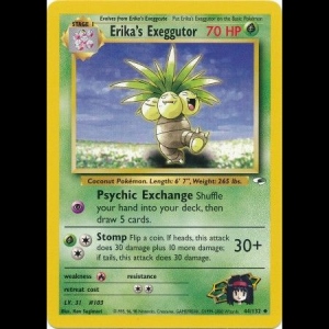 Pokemon TCG Erika's Exeggutor - Gym Heroes gym1-44 unlimited