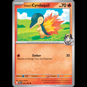 Pokemon TCG Ethan's Cyndaquil - Destined Rivals sv10-32