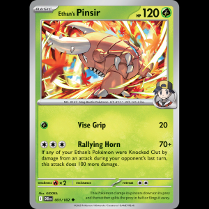 Pokemon TCG Ethan's Pinsir - Destined Rivals sv10-1
