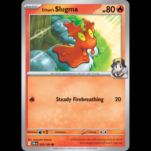 Pokemon TCG Ethan's Slugma - Destined Rivals sv10-35