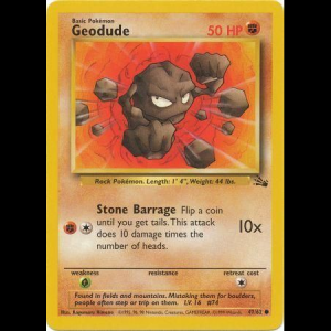 Pokemon TCG Geodude - Fossil base3-47 unlimited