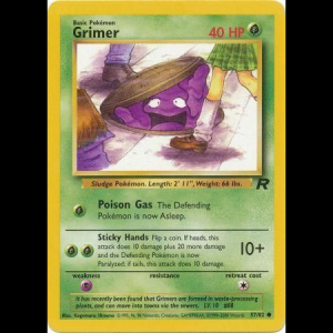 Pokemon TCG Grimer - Team Rocket base5-57 unlimited
